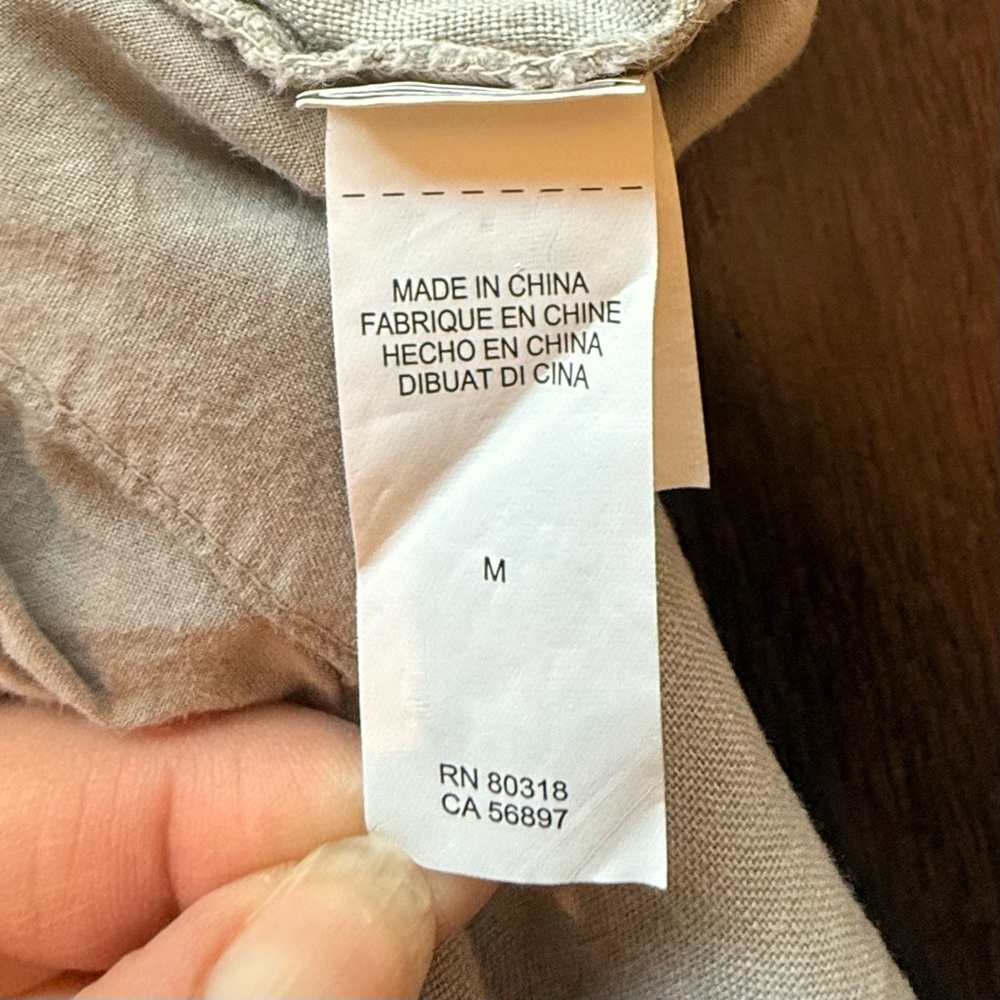 Lucky Brand 🍀 Linen Drawstring Pants (M) - Picture 5 of 8